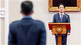 總統賴清德主持「中華民國115年3月份將官晉任授階典禮」（圖／總統府提供） 