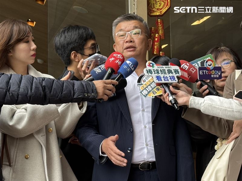 蔡其昌首次以民進黨立法院黨團總召身份出席中執會（圖／記者劉秀敏攝影）