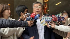 蔡其昌首次以民進黨立法院黨團總召身份出席中執會（圖／記者劉秀敏攝影）