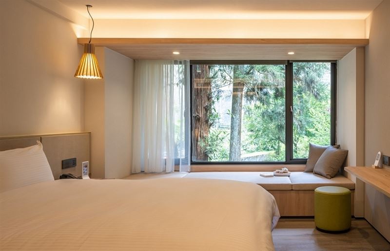 溪頭福華推森林療癒遊程優惠-漢光樓雙人房。（圖／飯店旅宿業者提供）