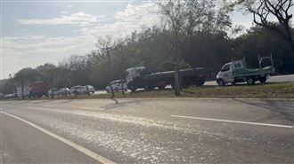 美港公路施工狂塞車1HR　老闆霸氣宣布1事