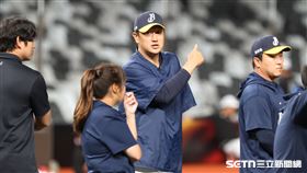 台日職棒國際交流賽，中信兄弟春訓客座打擊教練李大浩。（圖／記者劉彥池攝影）