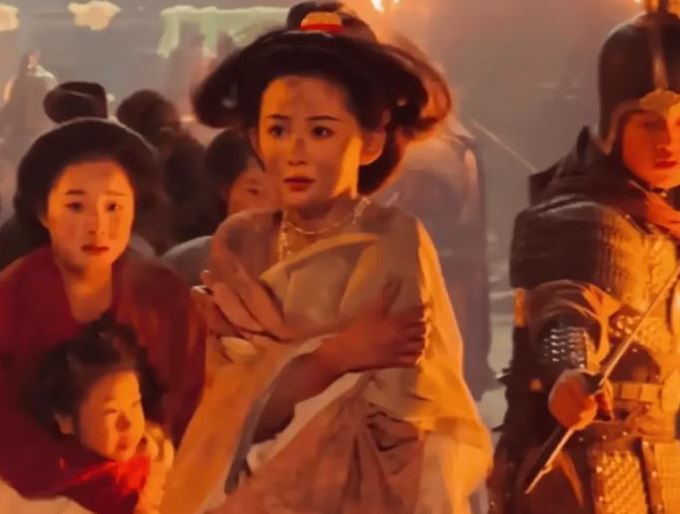 昔日的絕代佳人小周后，最後卻落得狼狽度日。（圖／翻攝自微博）