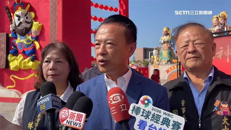 嘉義縣長翁章梁邀請大家造訪台灣燈會「好神抵嘉」燈區