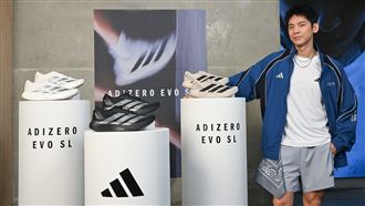 adidas推新跑鞋 林柏宏拋開配速FEEL FAST