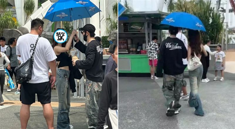 黃曉明疑似新歡長相曝光。（翻攝微博）