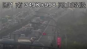 高雄,事故,車道,岡山,車禍,追撞,時速。（圖／翻攝自高公局官網）