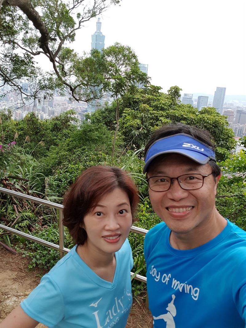 梅聖旻痛失愛妻吳中純。（圖／翻攝自臉書）