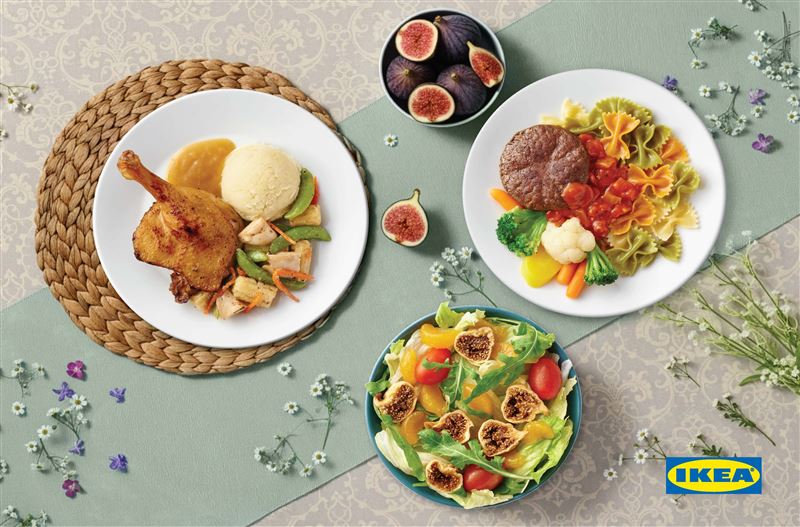 IKEA推出5道全新春日系餐點。(圖/IKEA提供)