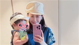 愷樂甜曬與兒子的同框合照。（圖／翻攝自IG @butterfly092288）