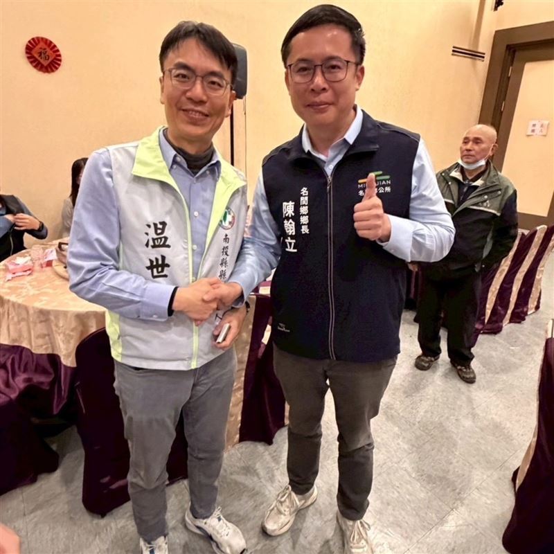 針對名間焚化爐爭議，温世政曾表達，會與名間鄉長陳翰立及所有鄉親站在一起（圖／翻攝自温世政臉書）