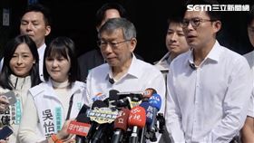 柯文哲新春團拜受訪。（圖／翻攝畫面）