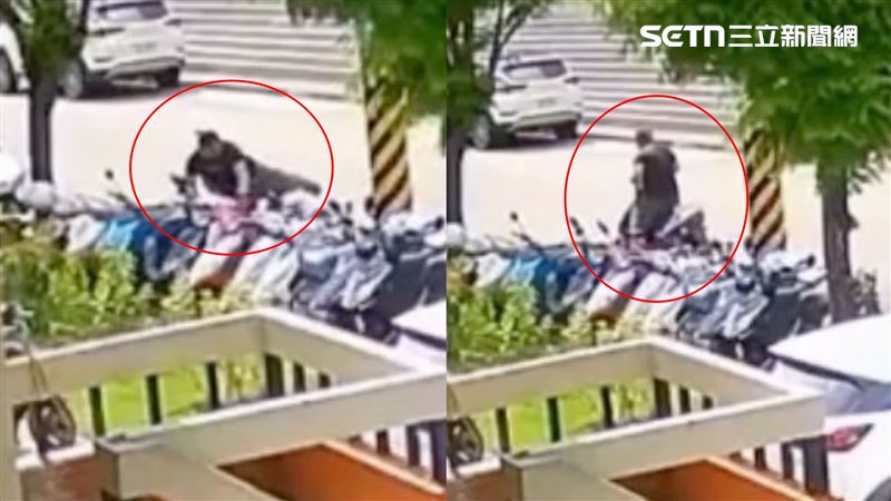 龍頭上鎖!警方眼皮下…男謎樣1姿勢偷車