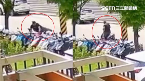 龍頭上鎖！警方眼皮下…男謎樣1姿勢偷車