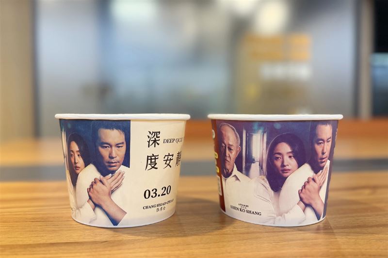 老先覺、潮味決、麵匡匡全面更換電影聯名外帶碗。（圖／吾蜂美味集團提供）