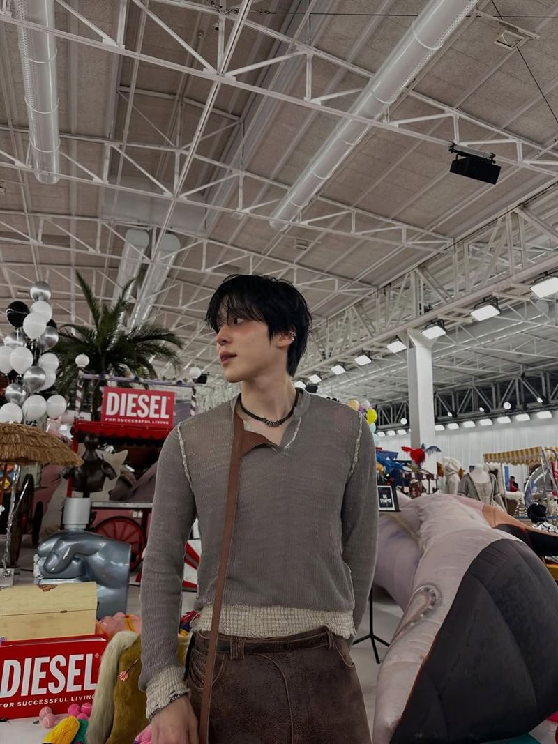 粉絲期待潤浩未來能成為Diesel品牌大使。（圖／翻攝自IG @yunou._.u）