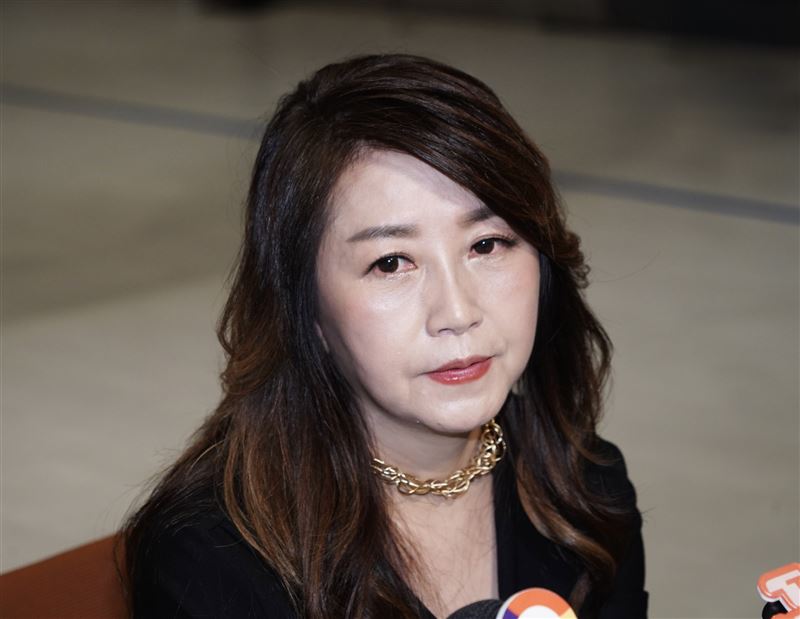 廖筱君不捨吳中純病逝。（圖／記者趙于瑩攝影）