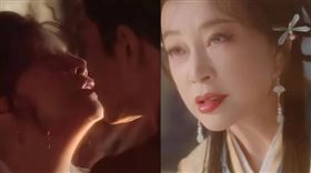 劉曉慶75歲吻戲上熱搜。（圖／翻攝自微博）