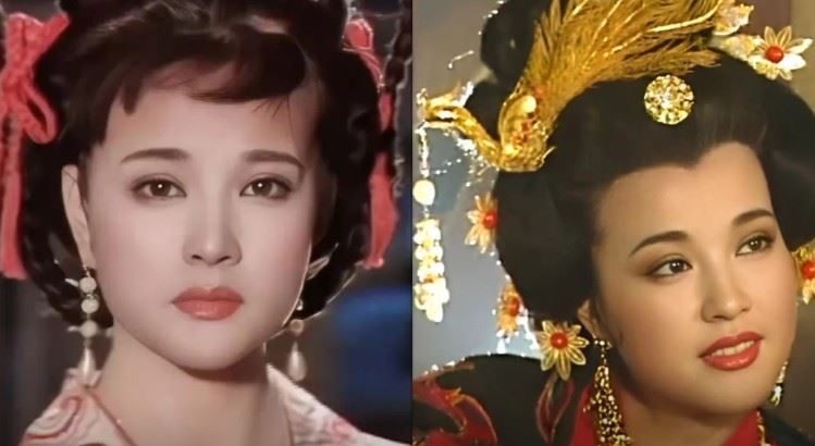 劉曉慶還開拍另一部短劇《武則天傳奇》,時隔32年再挑戰14歲的武則天角色。(圖/翻攝自微博)