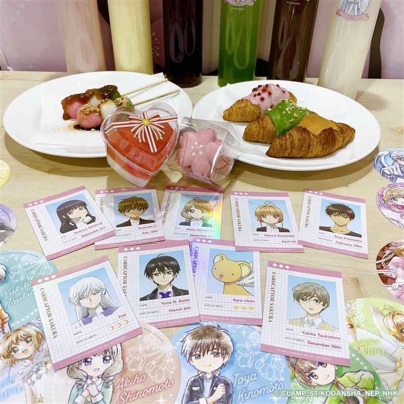 配合春天到來，快閃店推出全新設計的限定餐點，從外觀到風味皆呼應透明牌篇的輕柔氛圍。（圖／主辦單位提供）