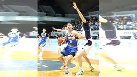 雷蒙恩生涯首度代表台灣隊在國際賽先發。（圖／籃協提供） 