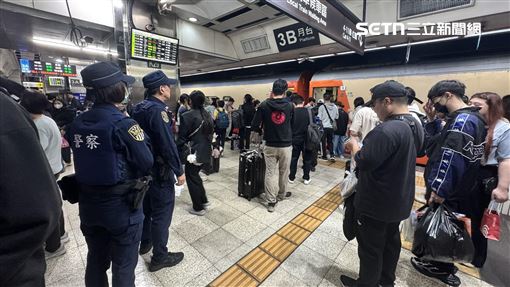 北車遭恐嚇殺人放炸彈　鐵路警察加強警戒