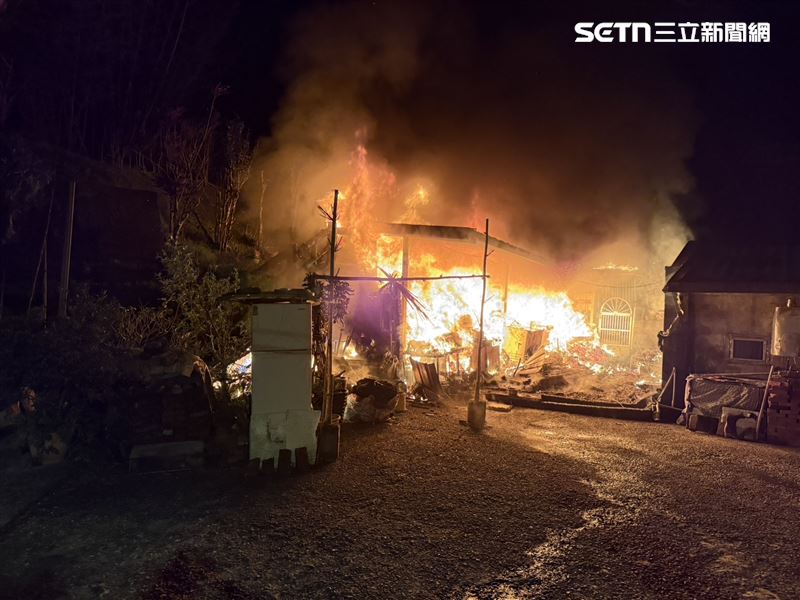 新北市,平溪,火警,工具間（圖／翻攝畫面）
