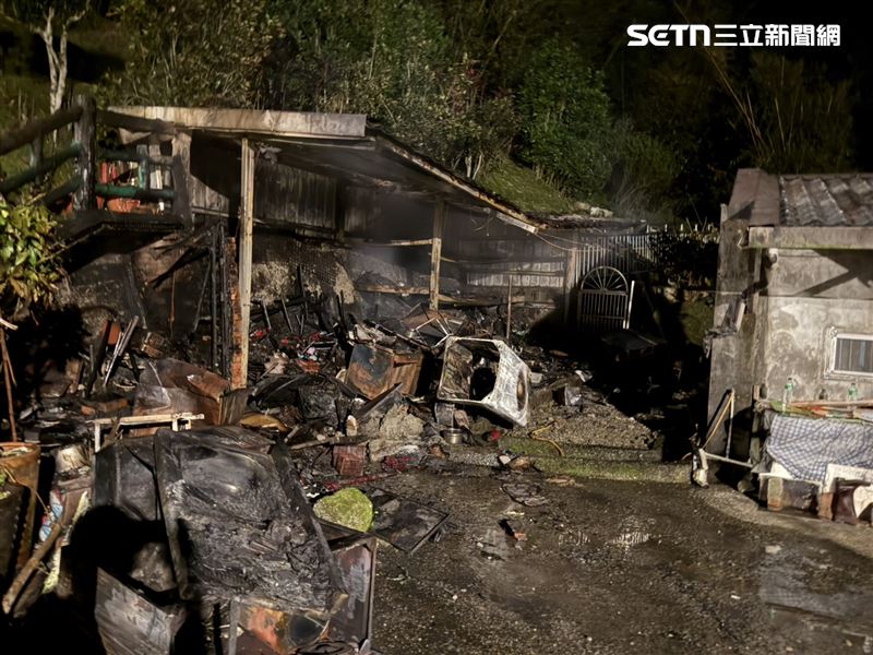 新北市,平溪,火警,工具間（圖／翻攝畫面）