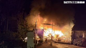 驚人大火染橘夜空　新北屋主淡定：不用查