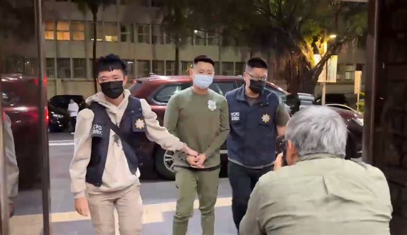 台北醫美診所槍擊案，林姓槍手落網檢方聲押禁見。（圖／翻攝畫面）