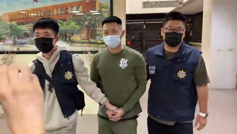 台北醫美診所槍擊案，林姓槍手落網檢方聲押禁見。（圖／翻攝畫面）