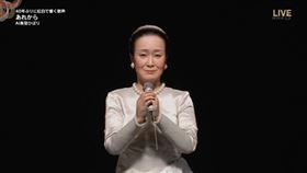 ▲為了紀念美空雲雀逝世30周年，電視台特別打造了「AI美空雲雀」。（圖／翻攝自NHK）