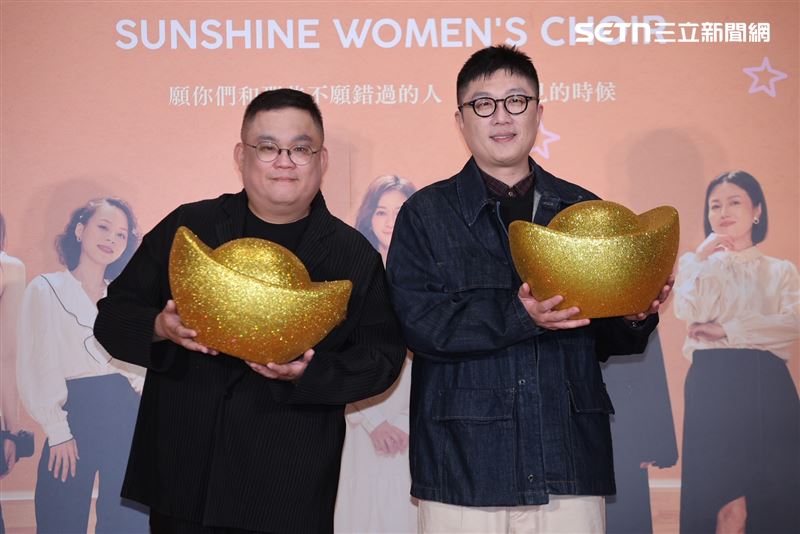 《陽光女子合唱團》導演林孝謙（左）。（圖／記者鄭孟晃攝影）