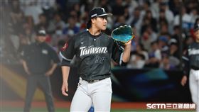 台日棒球國際交流賽，經典賽台灣隊第4任投手孫易磊。（圖／記者劉彥池攝影）