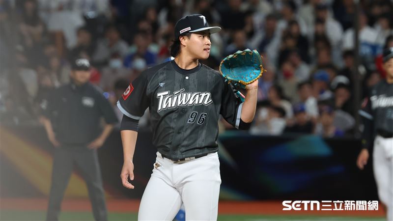 台日棒球國際交流賽，經典賽台灣隊第4任投手孫易磊。（圖／記者劉彥池攝影）