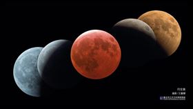 元宵節 月全食（圖／翻攝自台北天文館）