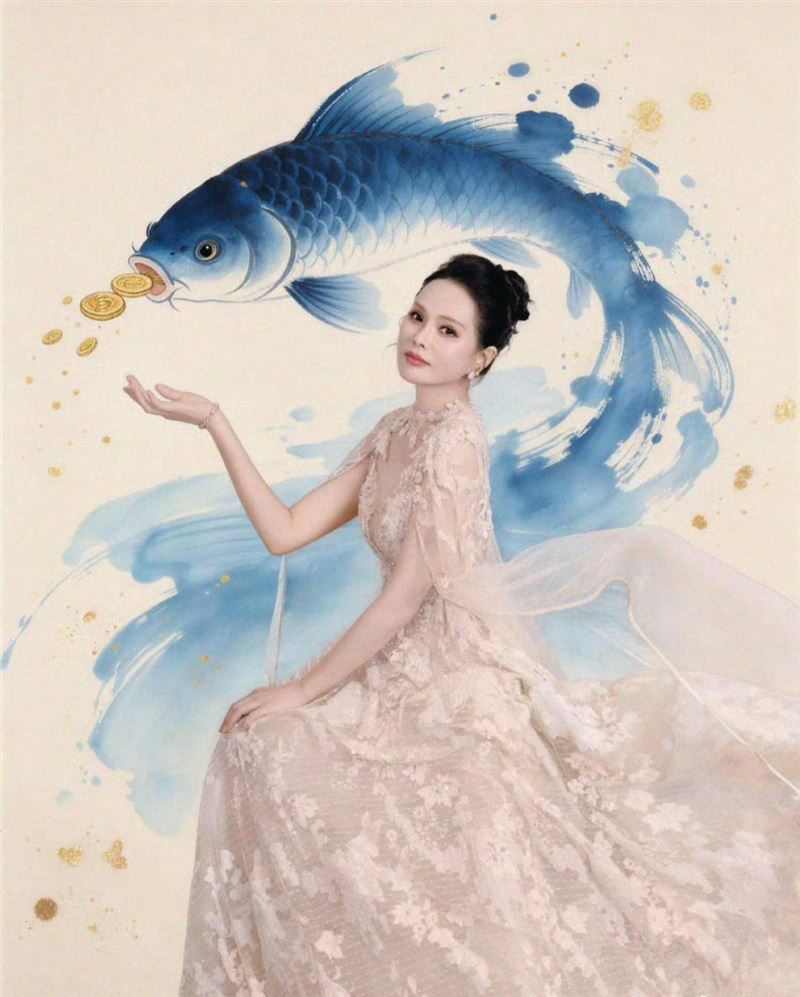 伊能靜保養得很好。(圖/翻攝自微博)