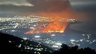 知本雜草火警延燒61公頃　直升機撲滅殘火