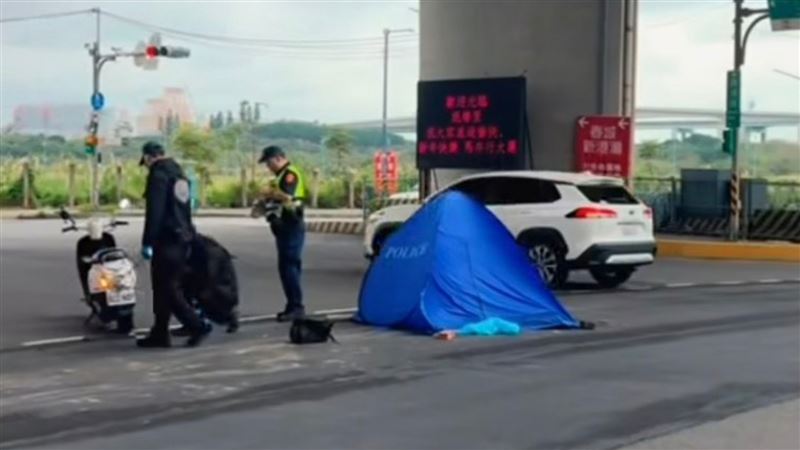 女大生當場被砂石車輾爆頭慘死。（圖／民眾提供）