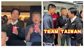  賴清德現身台日交流賽。（圖／總統府提供）