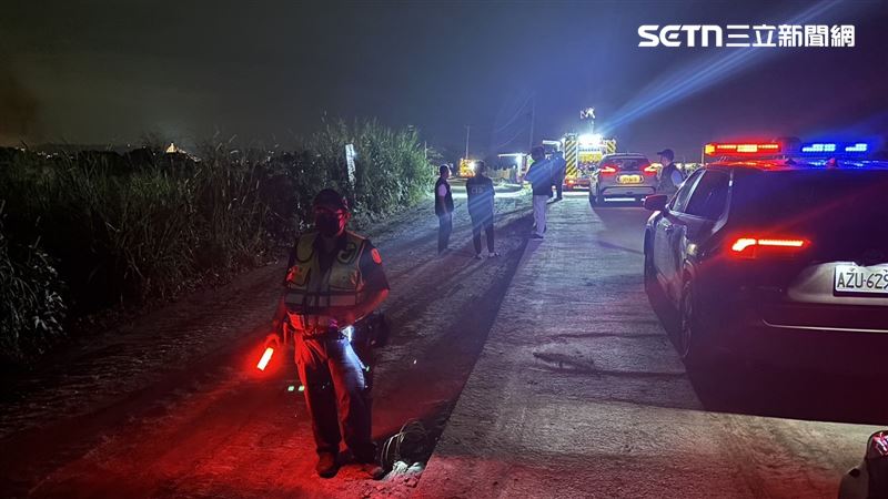 警詢後，將莊男、鍾男及謝男依涉犯公共危險罪及違反槍砲彈藥刀械管制條例移送。（圖／翻攝畫面）