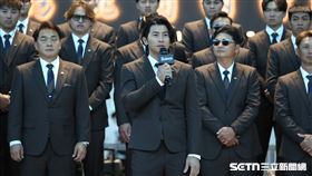 WBC台灣代表隊出發前往宮崎，隊長陳傑憲勉勵隊友。（圖／記者劉彥池攝影）