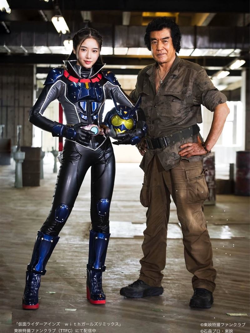 藤岡弘正妹女兒,20歲女星天翔天音正式接棒,成為新一代假面騎士。(圖/翻攝自IG @amane_tensho)