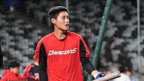 台日棒球交流賽張政禹重返味全龍訓練。（圖／味全龍提供） 
