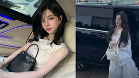 楊冪與韓國女團aespa成員Karina日前同場