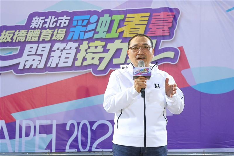 侯友宜表示，板橋體育場是板橋的城市地標之一。（圖／翻攝畫面）