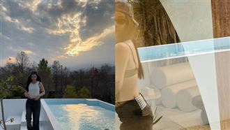 周曉涵「脫到剩bra」洩春光　 萬名粉嗨翻