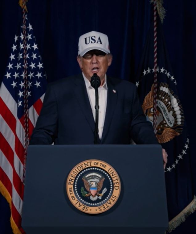 川普痛批，伊朗政權傷害許多美國人、無辜民眾。（圖／翻攝自川普truthsocial）