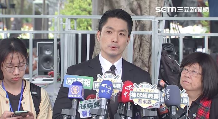 蔣萬安表示，身為台灣人，他會全力為台灣打拚，為自由民主與人權而奮鬥（圖／翻攝畫面）