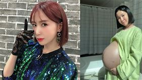 ChoA抗癌後花了長時間治療終於懷孕，沒想到懷上雙胞胎（組合圖／翻攝自IG @minjinchoa）